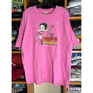 Vintage Y2K Betty Boop Devil Not So Innocent Pink Tee